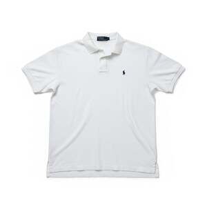 Polo Ralph Lauren Classic Fit White Piqué Polo Shirt Size XL